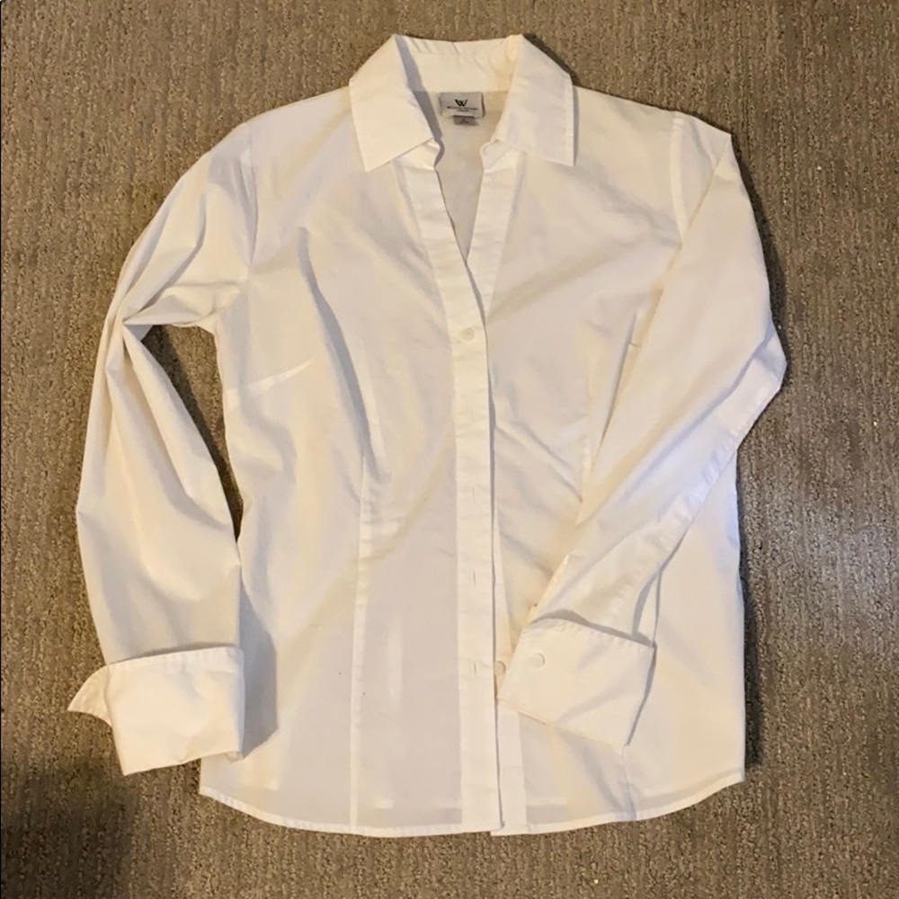 White button down shirt